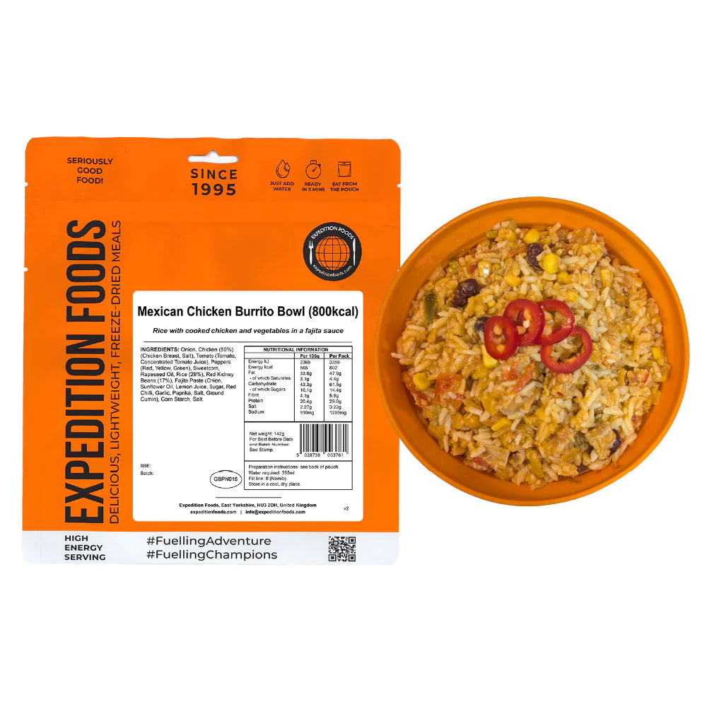 Expedition Foods Mexican Chicken Burrito Bowl