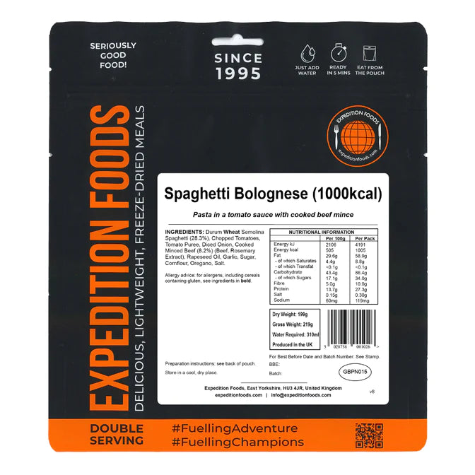 Expedition Foods Spaghetti Bolognese